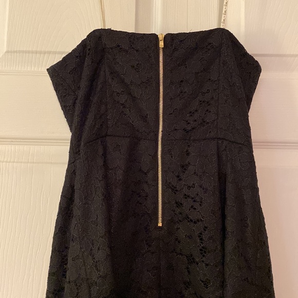 Lilly Pulitzer Black Lace Strapless Marielle Dress in Excellent Condition Size 2 - Picture 8 of 12